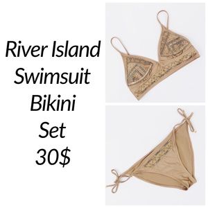 River island bikini swimsuit set